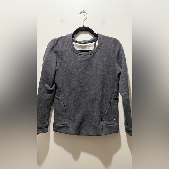 Lululemon Go Endeavor Long Sleeve Pullover -
Heathered Black - Picture 4 of 5